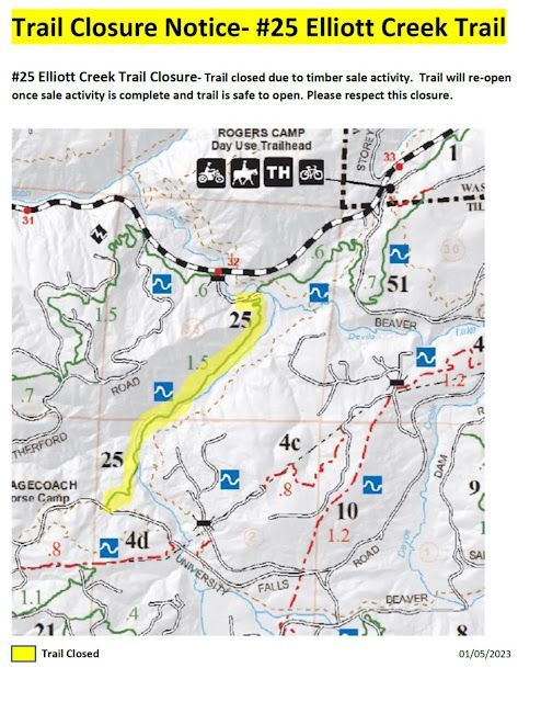 OHV enthusiasts: Elliot Creek Trail closed ‘til further notice